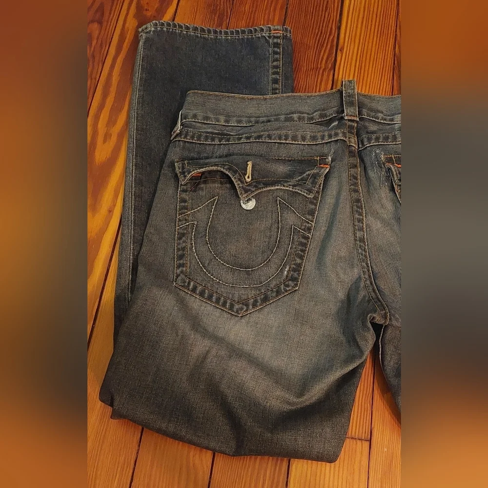 True Religion black straight